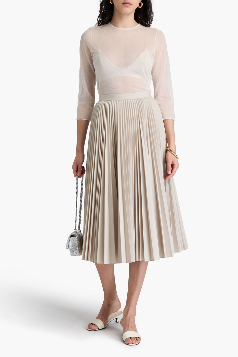  Tory Burch - Oberteil Aus Einer Baumwollmischung Mit Rückenausschnitt - Weiß - Xs 