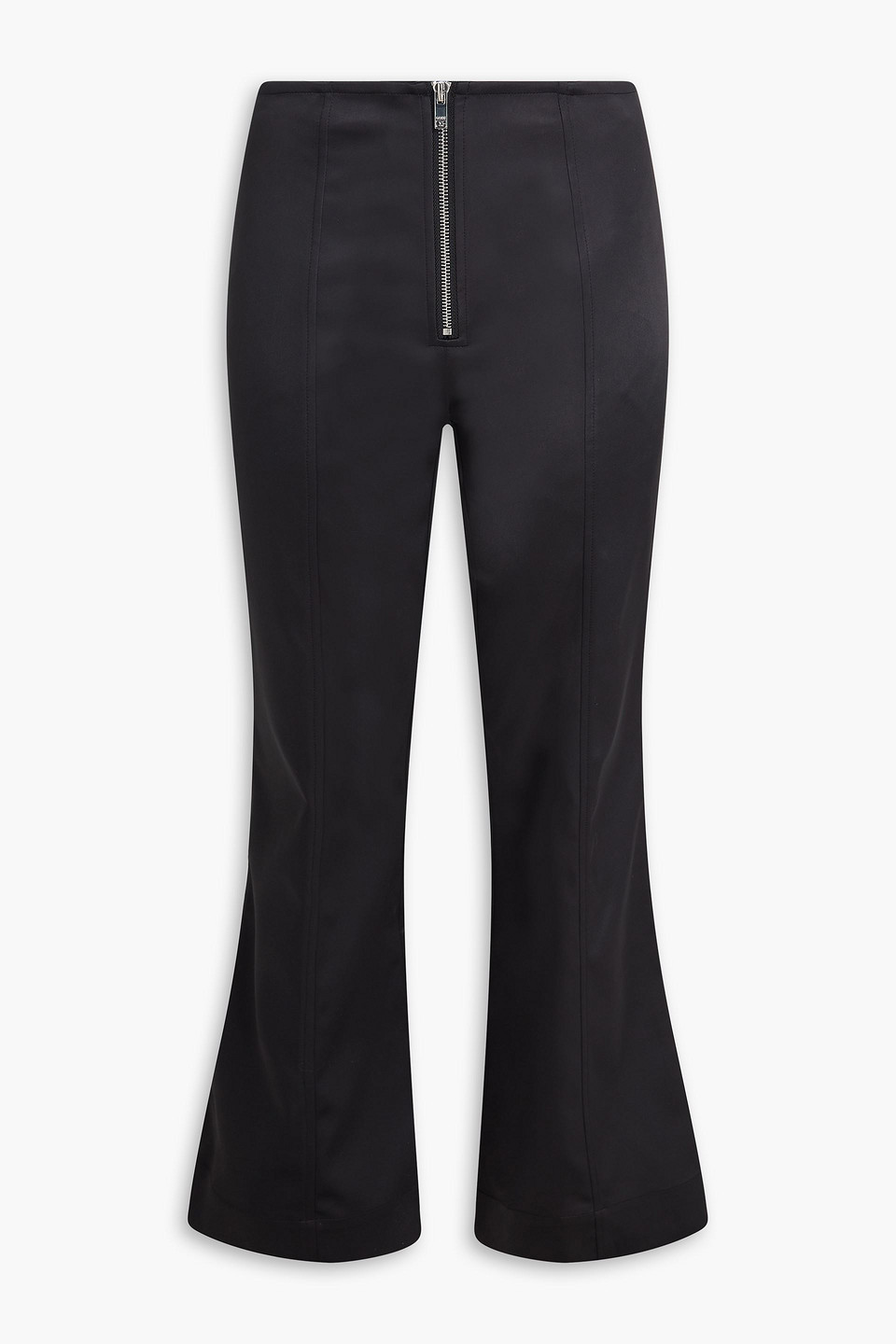 GANNI SATIN FLARED PANTS