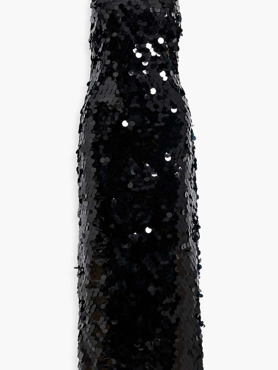 lou sequined tulle maxi dress