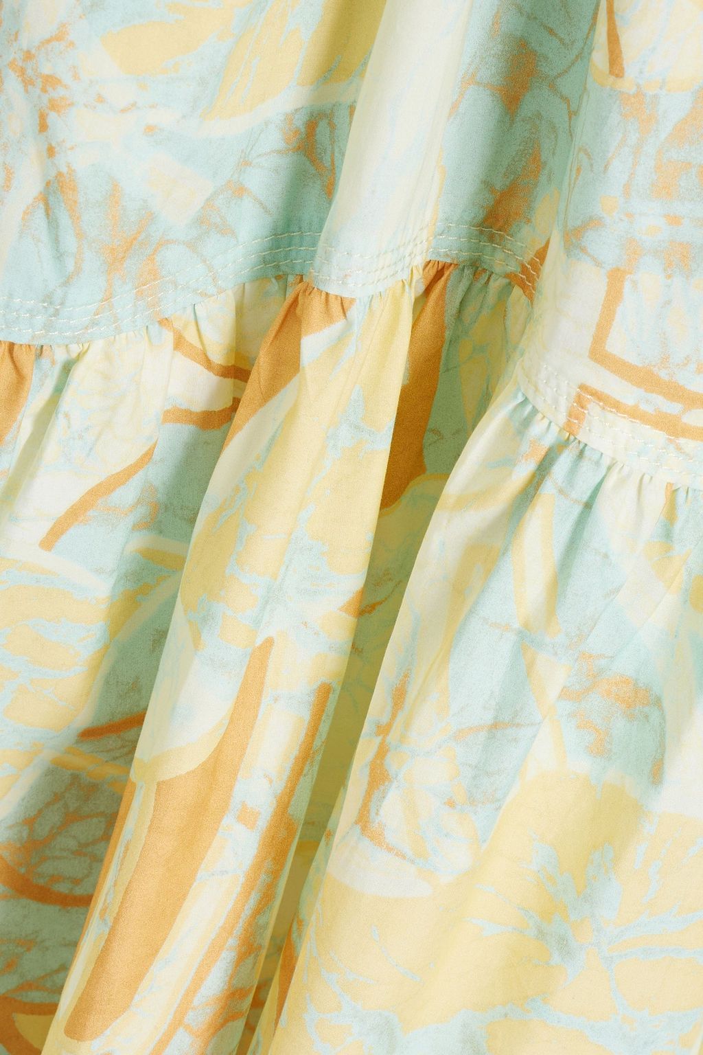 A.L.C. Veronica cutout printed cotton-poplin maxi dress