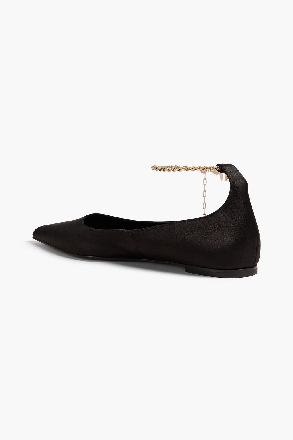 FERRAGAMO Dada satin point-toe flats