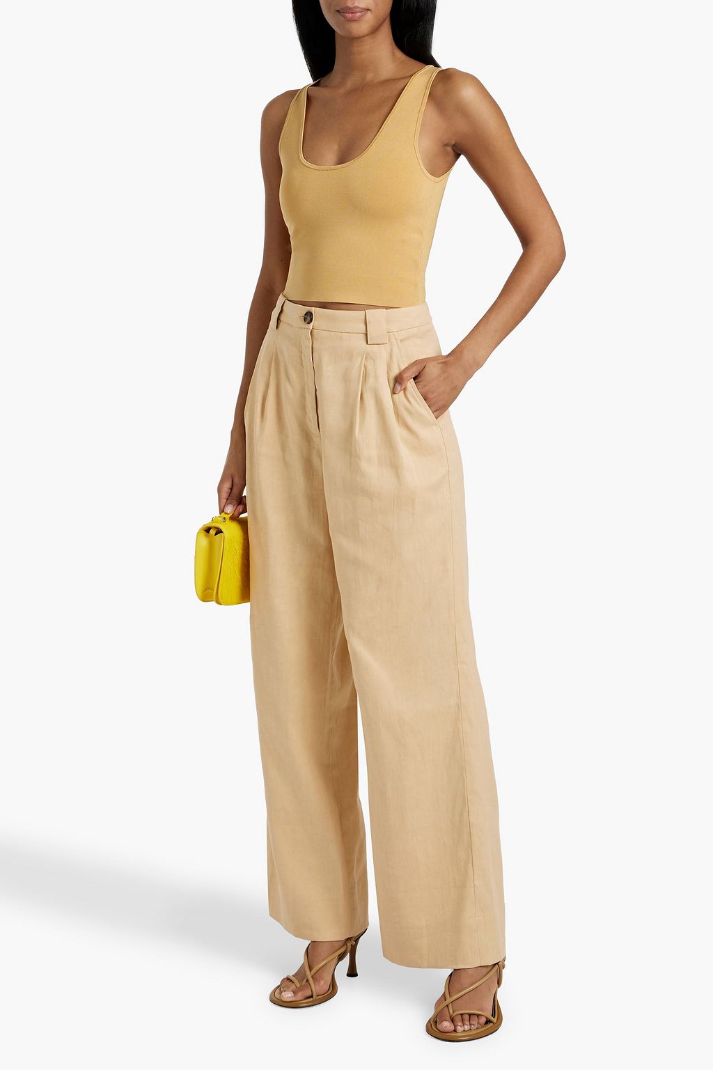 A.L.C. Tommy linen-blend wide-leg pants