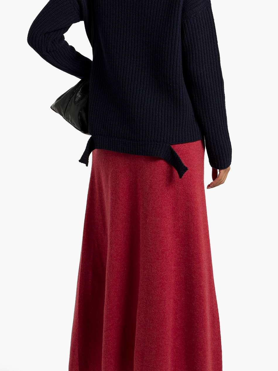 atico cashmere maxi skirt