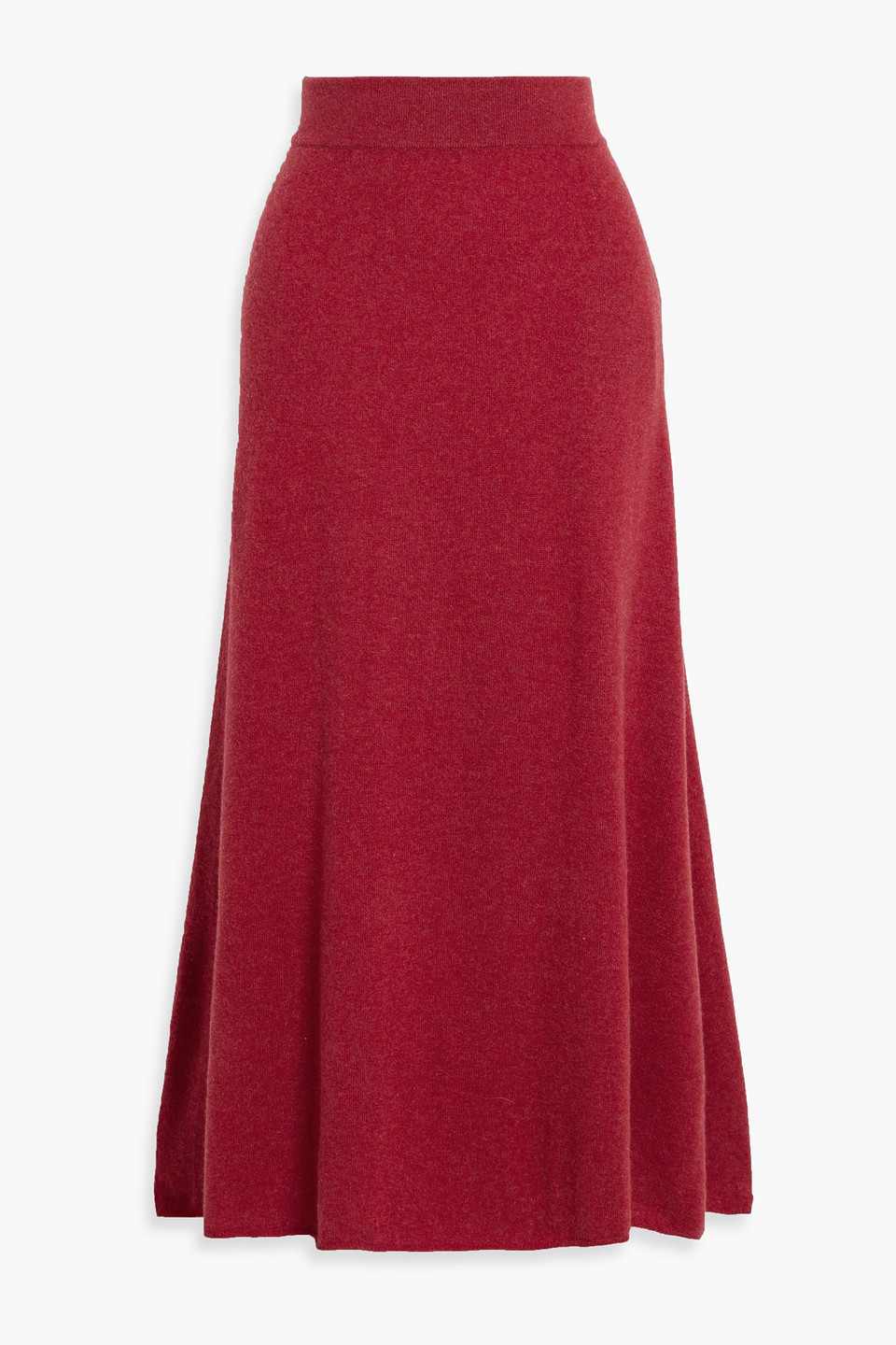 Loulou Studio Atico Cashmere Maxi Skirt In Burgundy