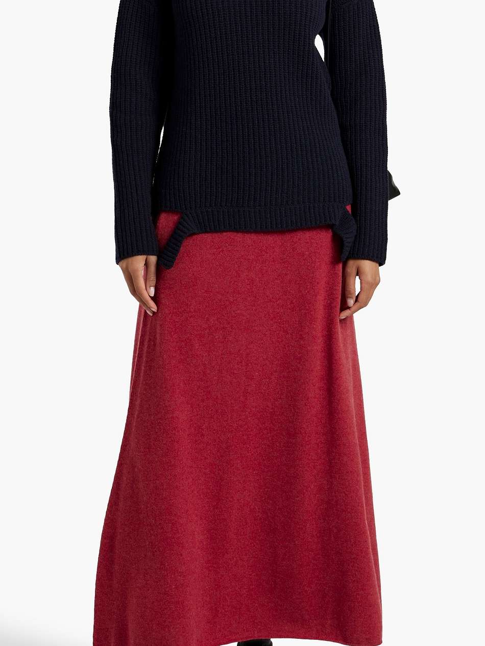 atico cashmere maxi skirt