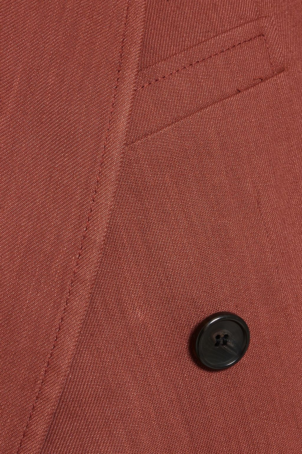A.L.C. Declan double-breasted linen-blend twill blazer