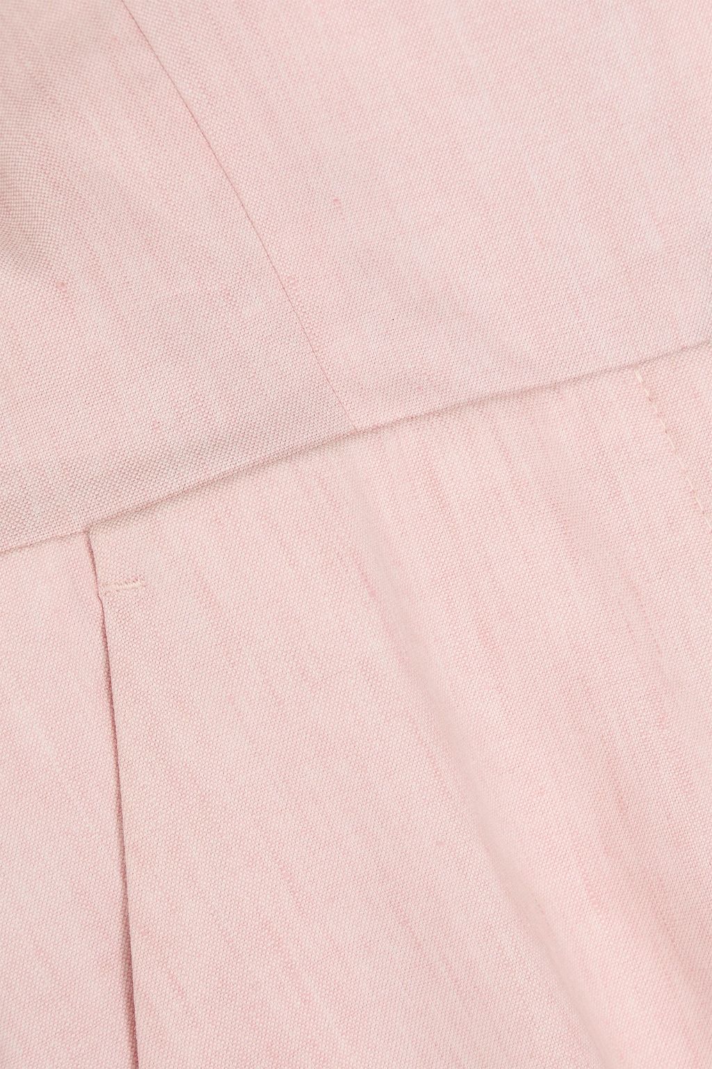 CLAUDIE PIERLOT بلاي سوت "جاكي" مصنوعة من مزيج الكتّان