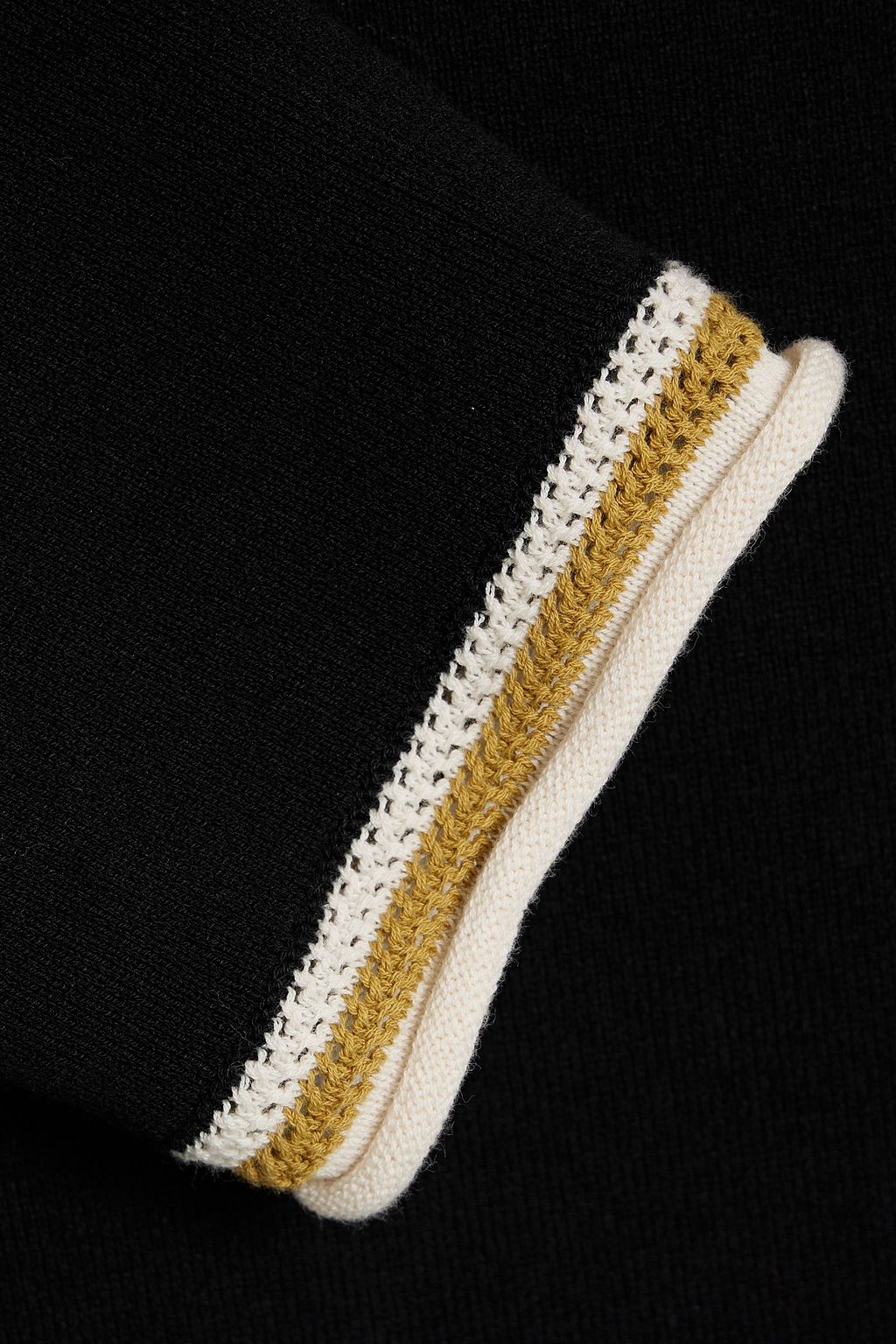 A.L.C. Nelly crochet-trimmed cotton-blend midi dress