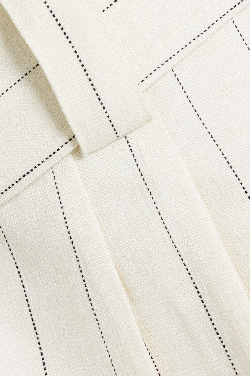 A.L.C. Dempsey pinstriped canvas shorts