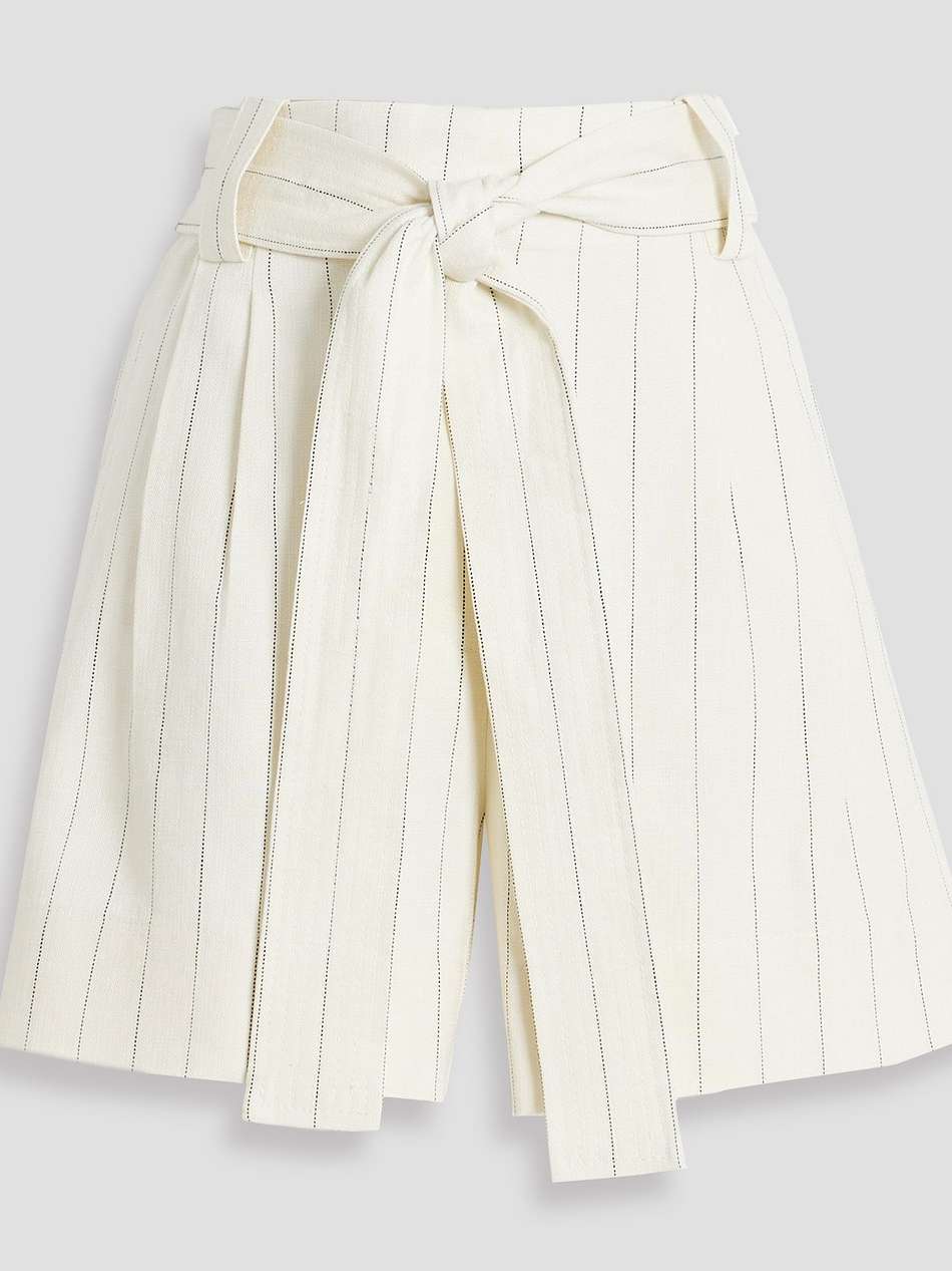 dempsey pinstriped canvas shorts