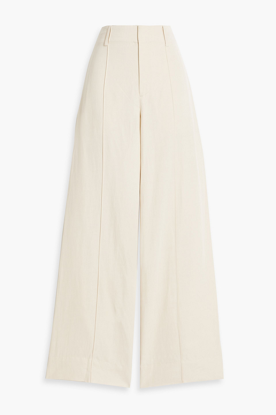 A.l.c Colton Twill Wide-leg Pants In Ecru