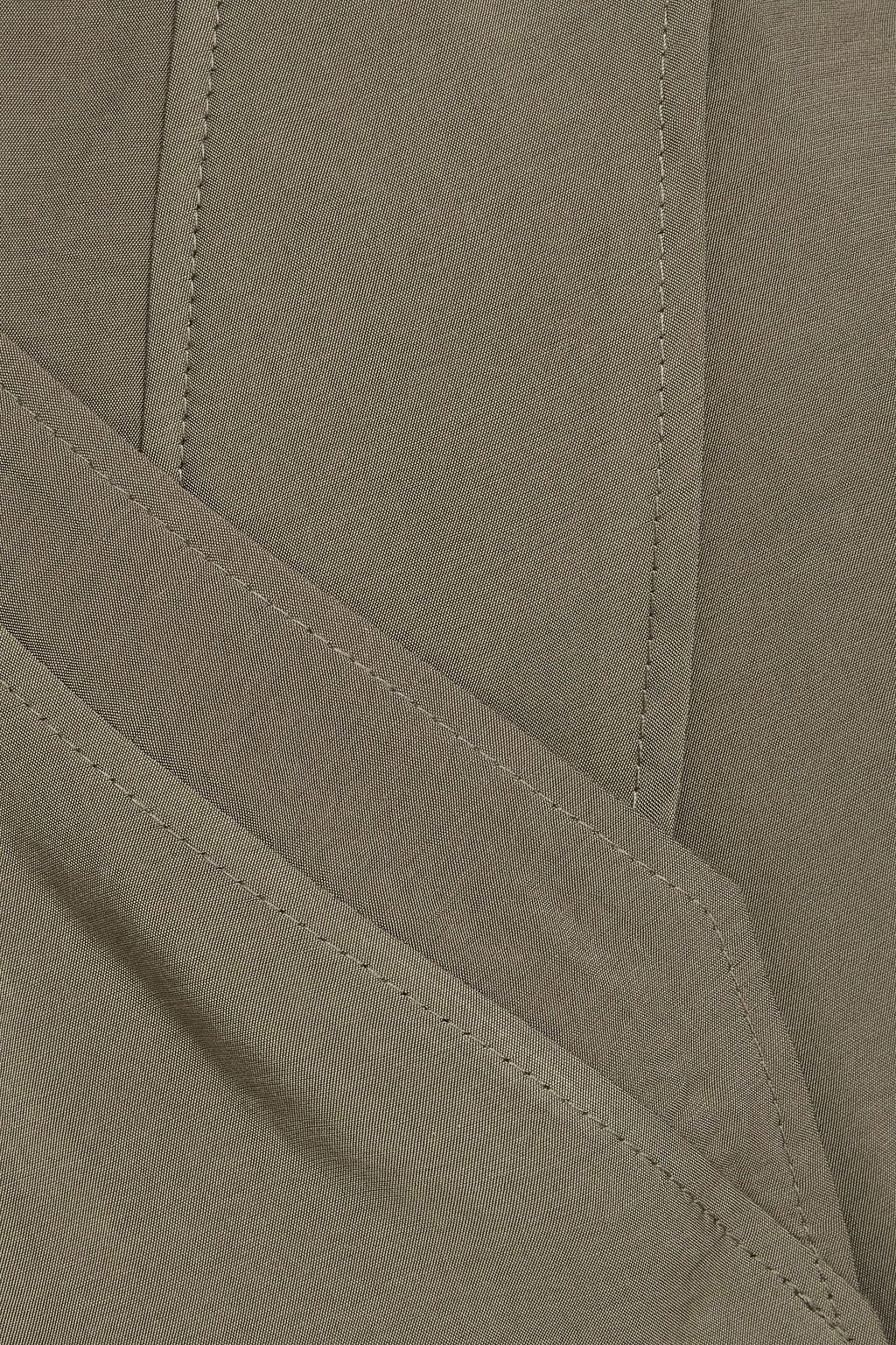 CLAUDIE PIERLOT 랩 스타일 모달 혼방 미니 드레스