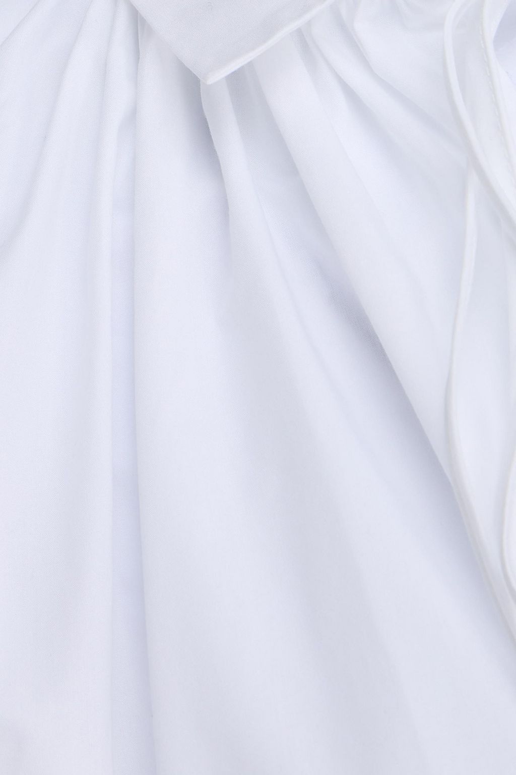CLAUDIE PIERLOT بلوزة "باليسي" من قطن البوبلين بتصميم مزموم