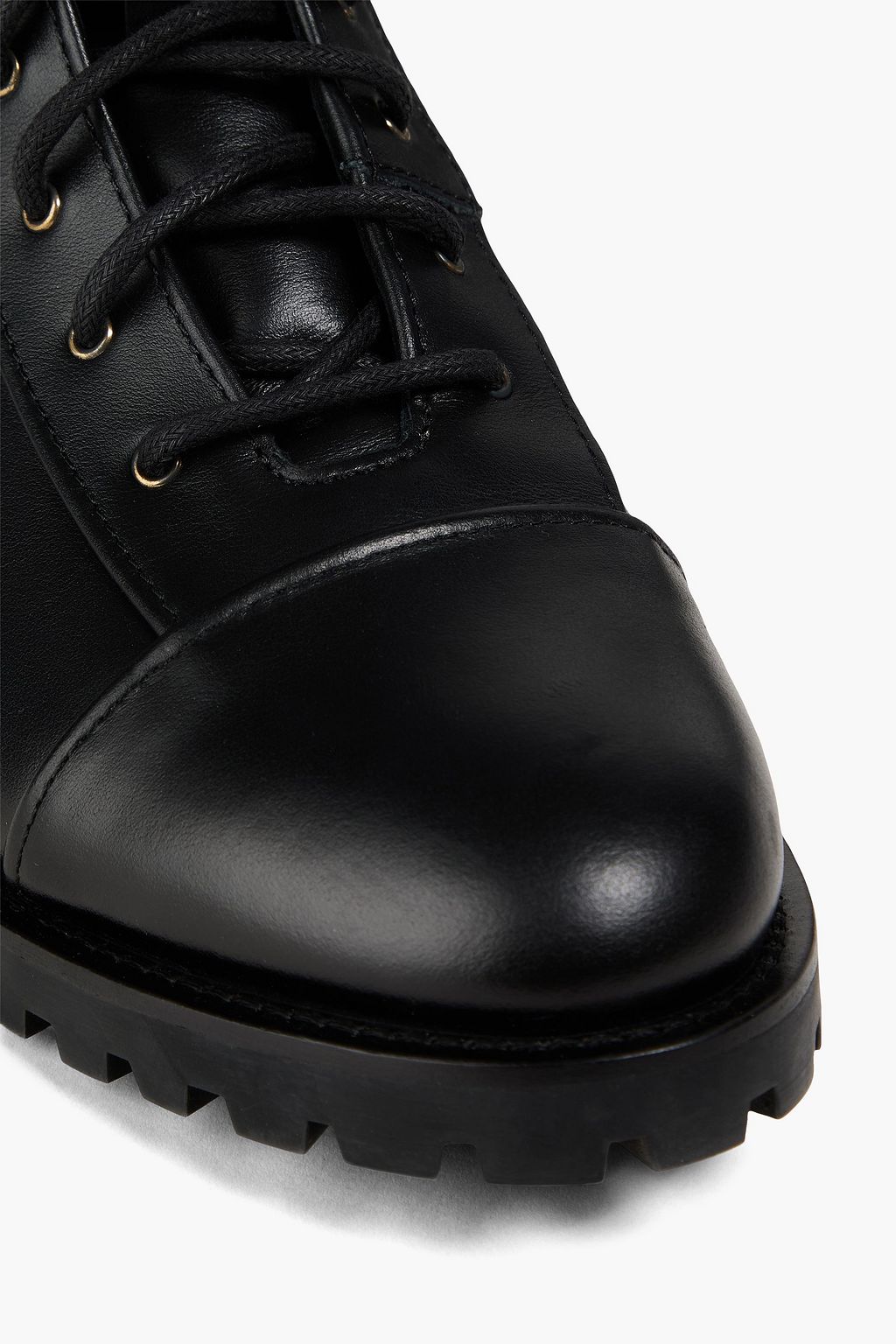 JIMMY CHOO Combat Boots aus Leder
