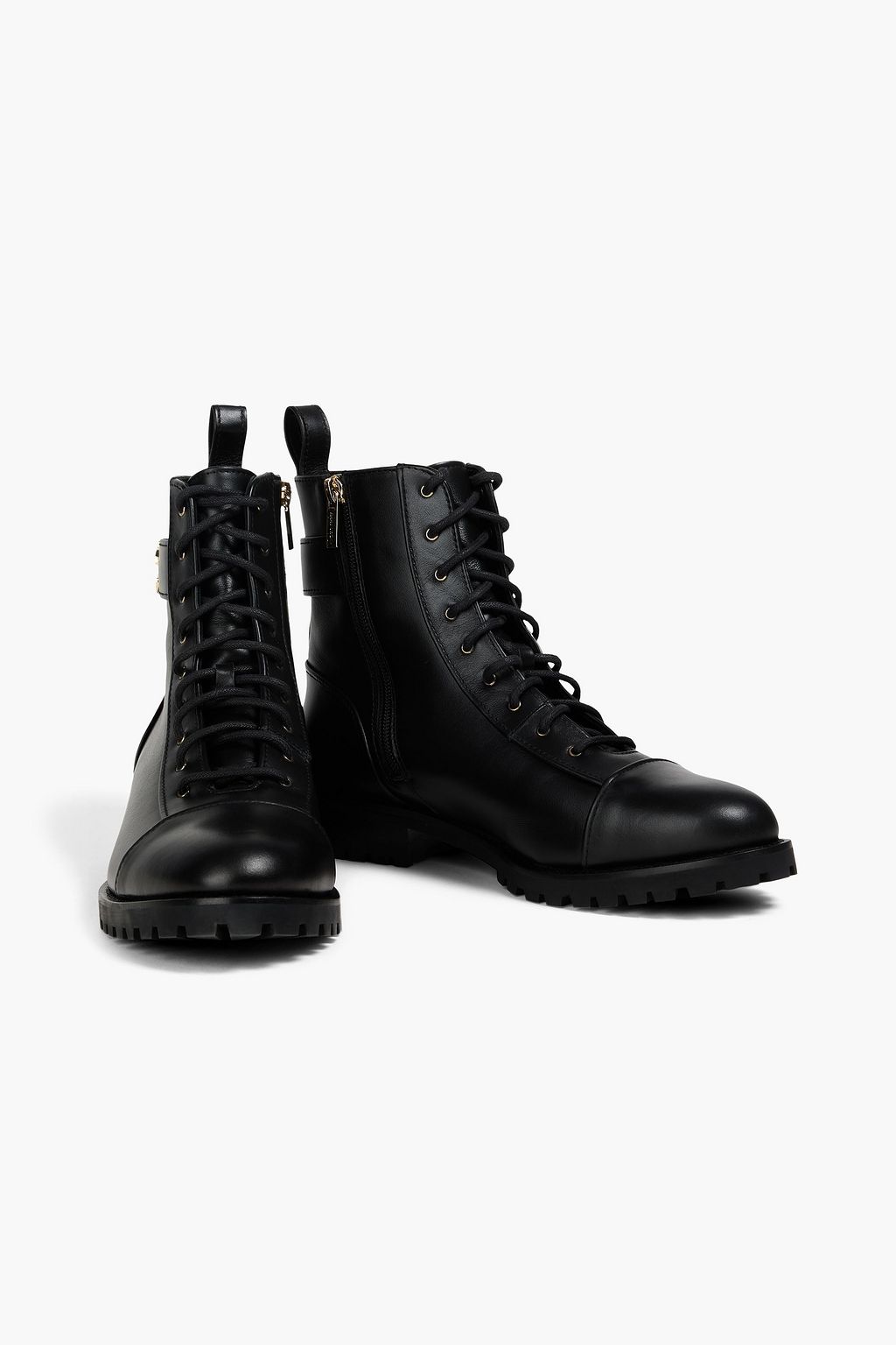 JIMMY CHOO Combat Boots aus Leder