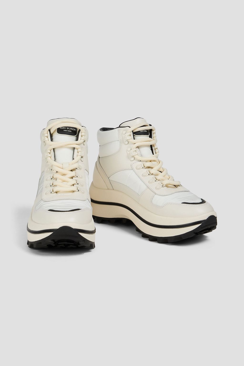 TORY BURCH Adventure Hiker shell and leather hiking boots