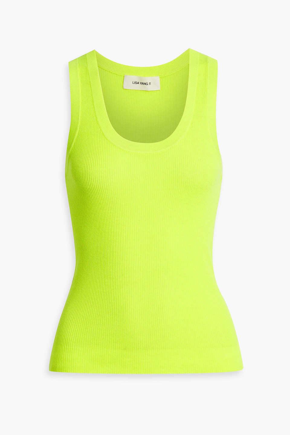 Lisa Yang Ina Cashmere Tank In Bright Yellow