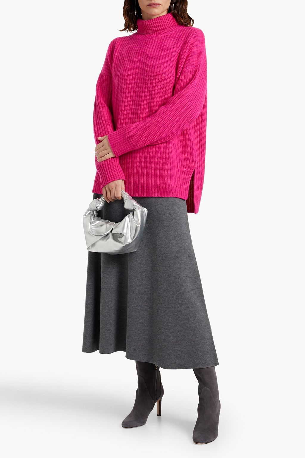 LISA YANG Therese ribbed cashmere turtleneck sweater