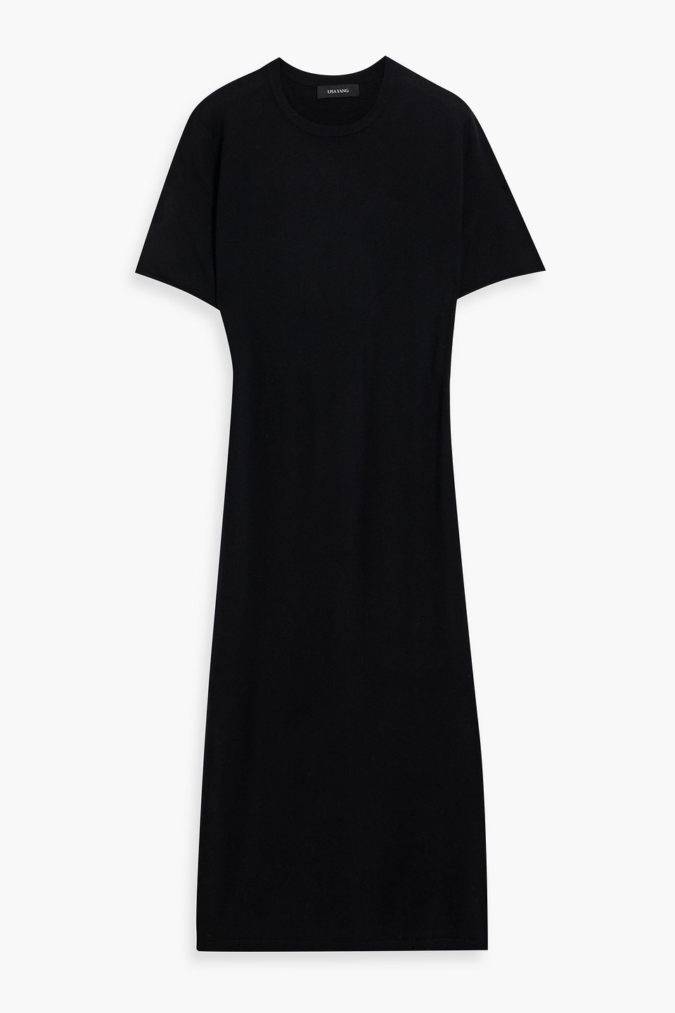Lisa Yang Ren Cashmere Midi Dress In Black