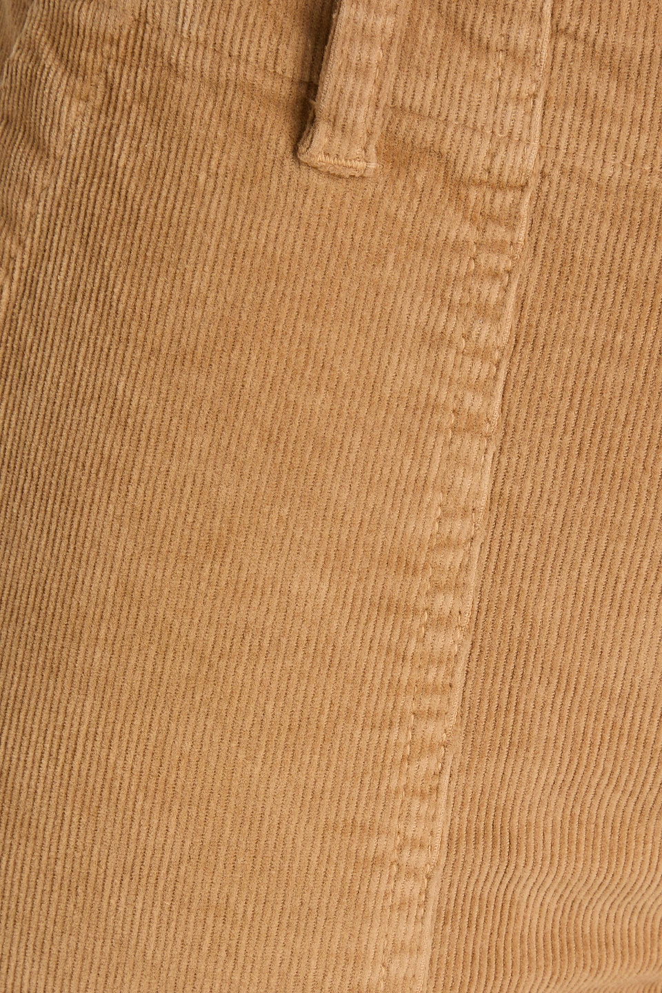 Shop Nili Lotan Jenna Cropped Cotton-blend Corduroy Slim-leg Pants In Camel