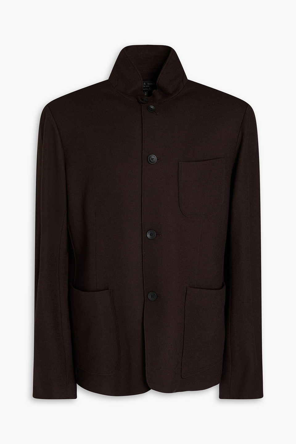 Rag & Bone Prospect Cardigan Aus Wolle In Dunkelbraun