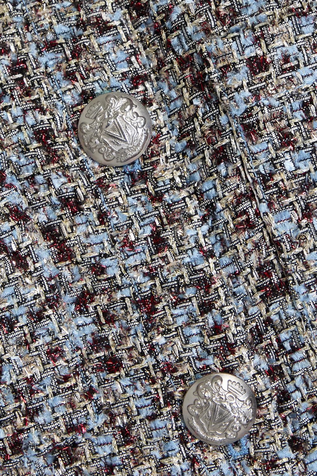 VERONICA BEARD Ferazia metallic tweed jacket