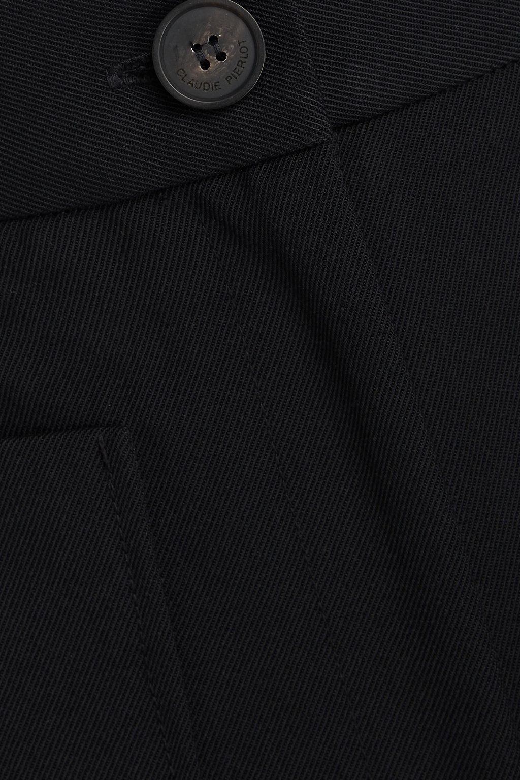 CLAUDIE PIERLOT بنطلون بقصة واسعة من الأسفل من التويل