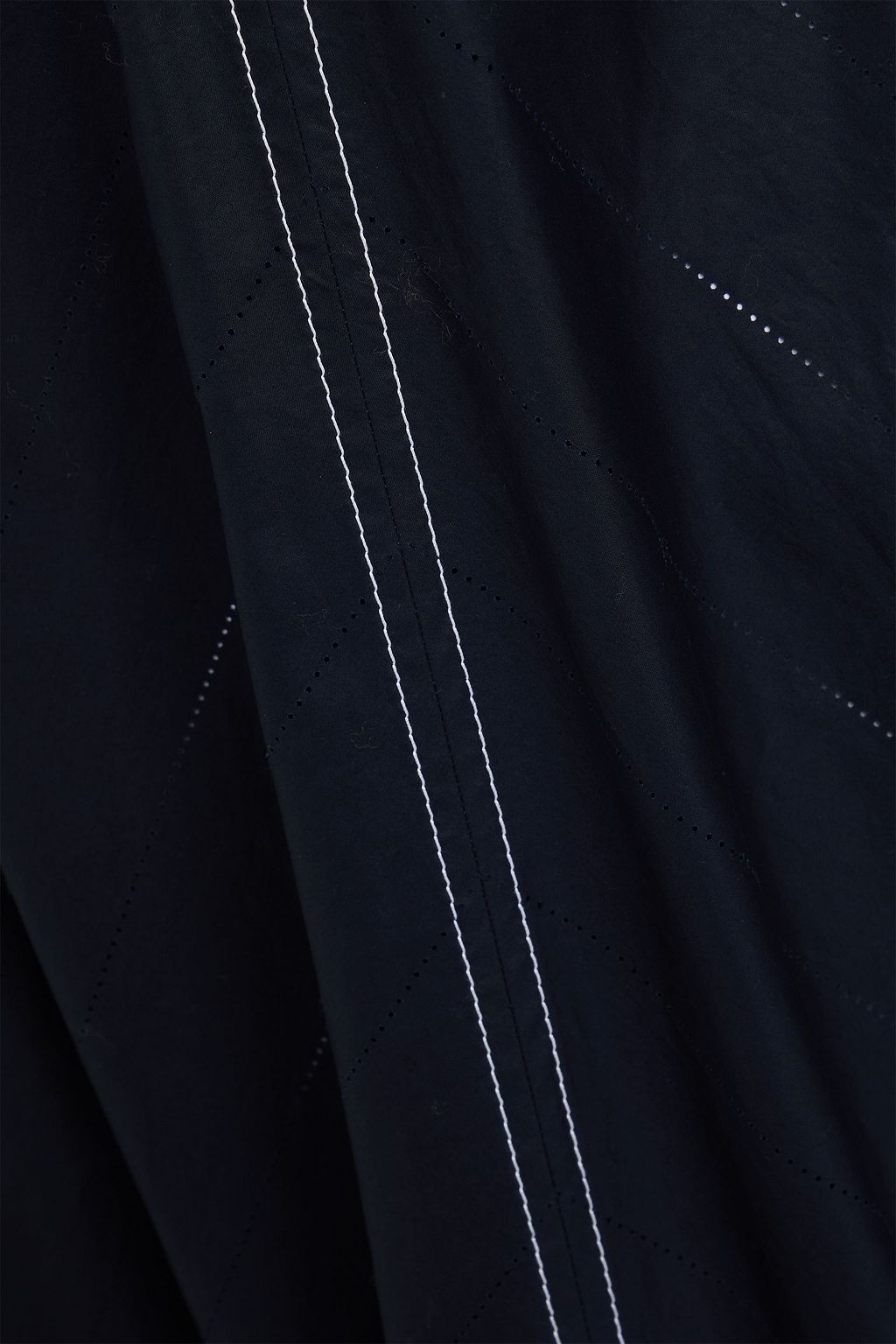 TORY BURCH Maxikleid aus Baumwollpopeline mit Cut-outs