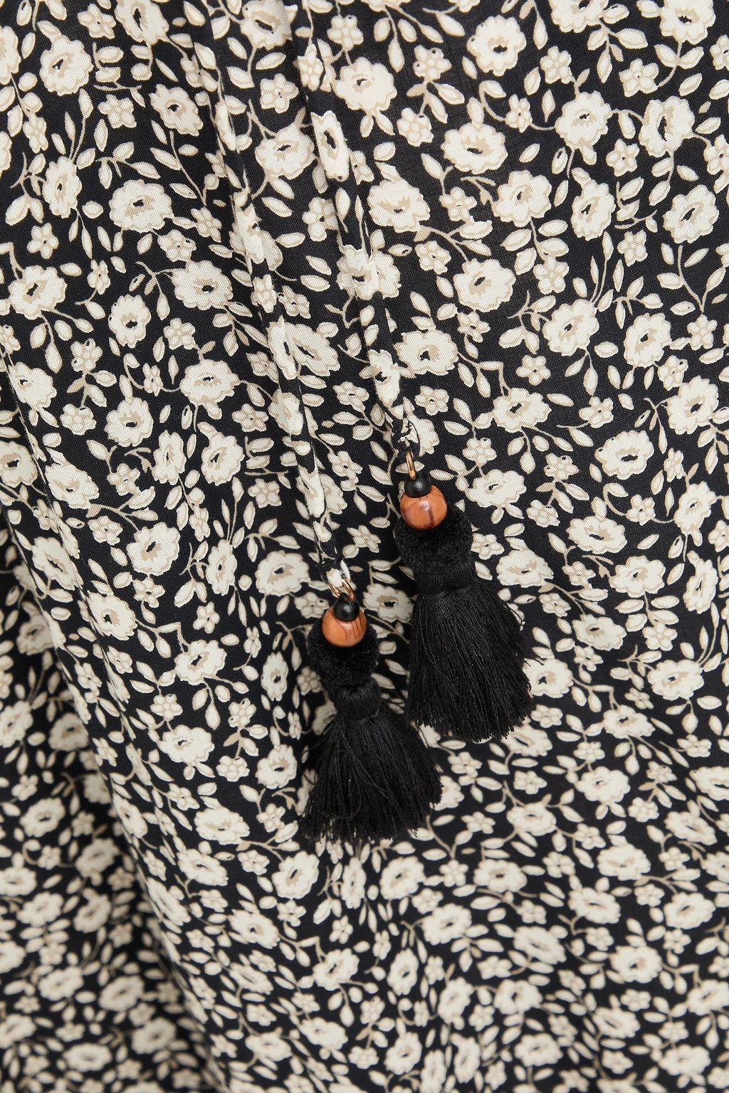 TORY BURCH Floral-print cotton-mousseline jumpsuit