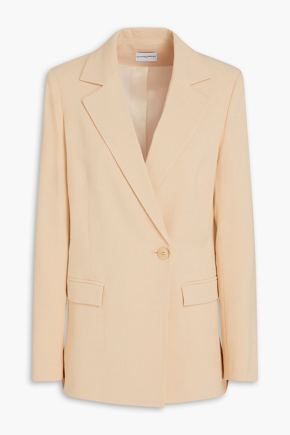 Claudie Pierlot - Villa crepe blazer - Neutral - FR 38