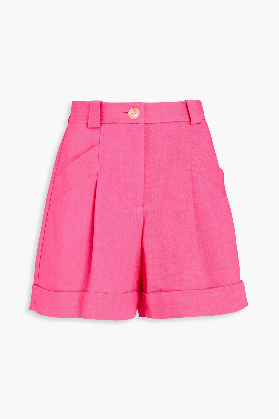 Claudie Pierlot Shorts Aus Webstoff Mit Falten In Bubblegum
