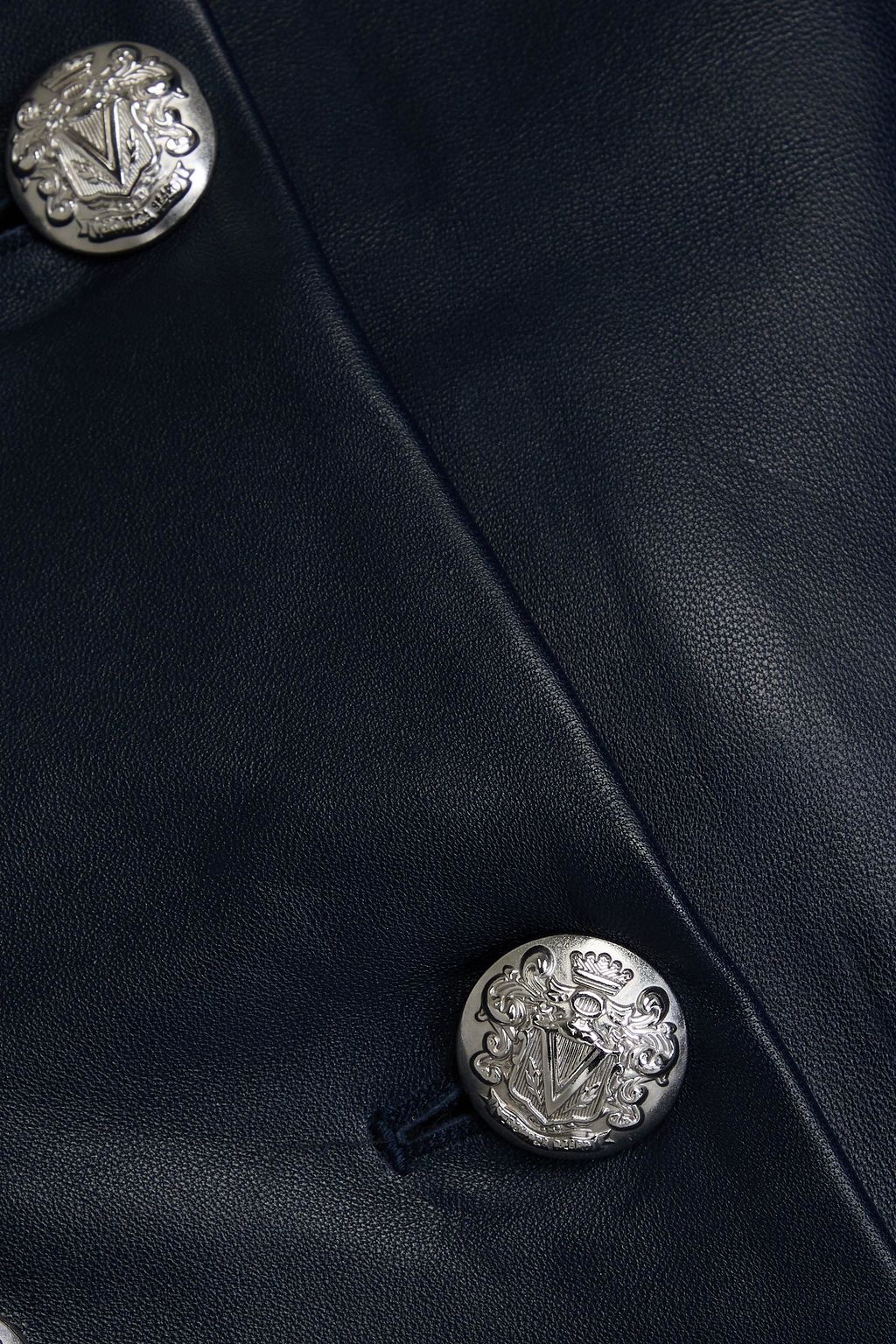 VERONICA BEARD Winslow double-breasted leather blazer