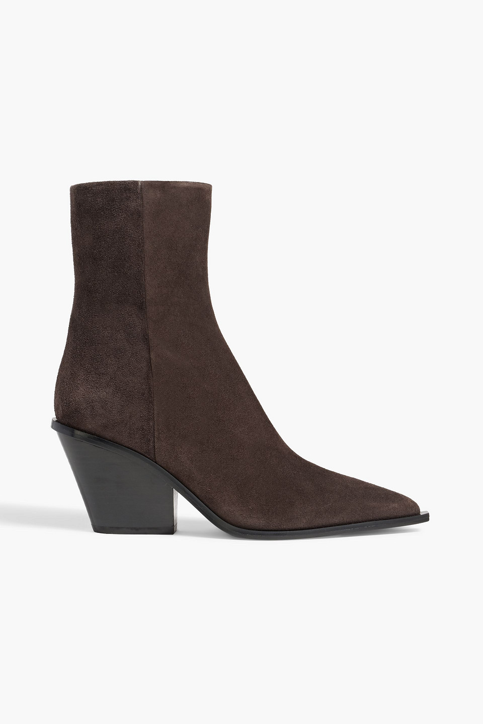 A.emery Odin Suede Ankle Boots In Chocolate