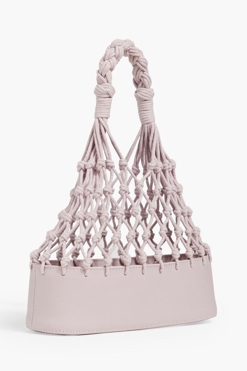 ZIMMERMANN Macramé and leather tote