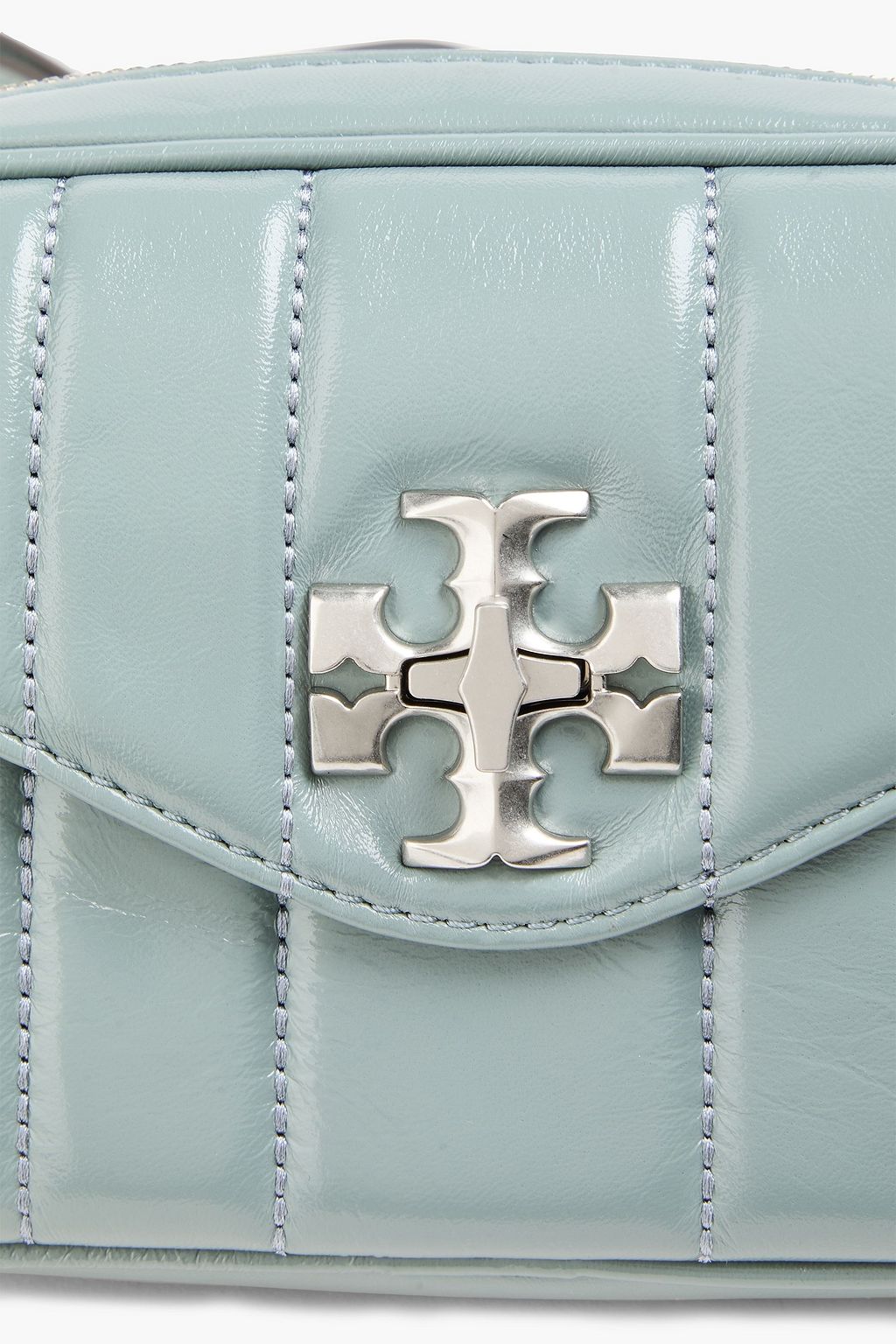 TORY BURCH حقيبة كتف "كيرا" مبطنة من الجلد اللامع