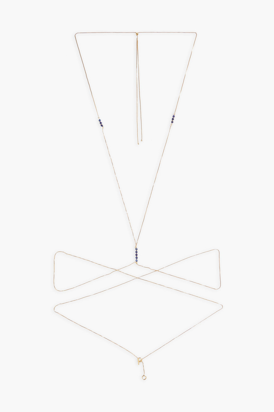 Zimmermann Gold-tone Lapis Lazuli Body Chain