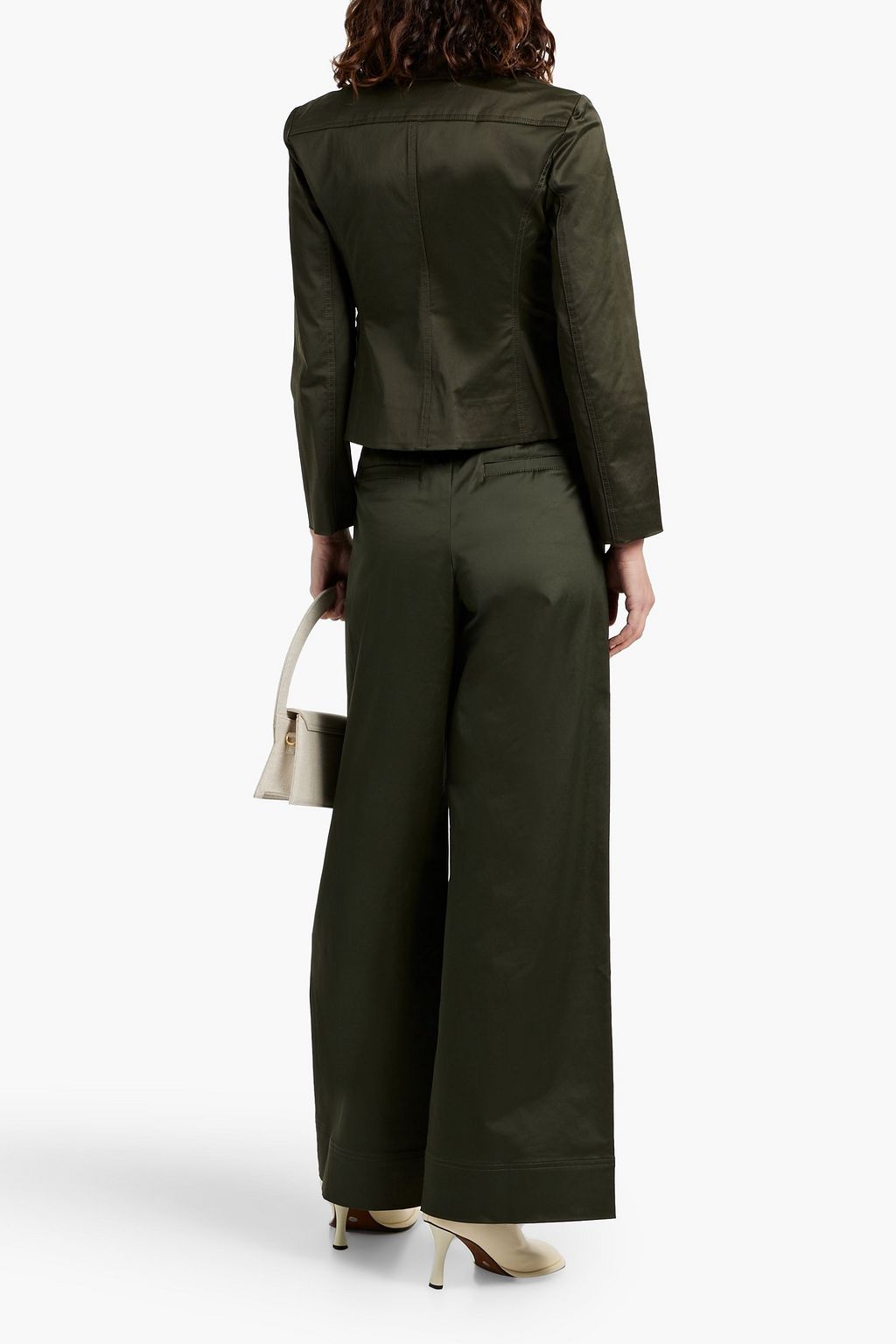 A.L.C. Fallon cotton-blend sateen blazer