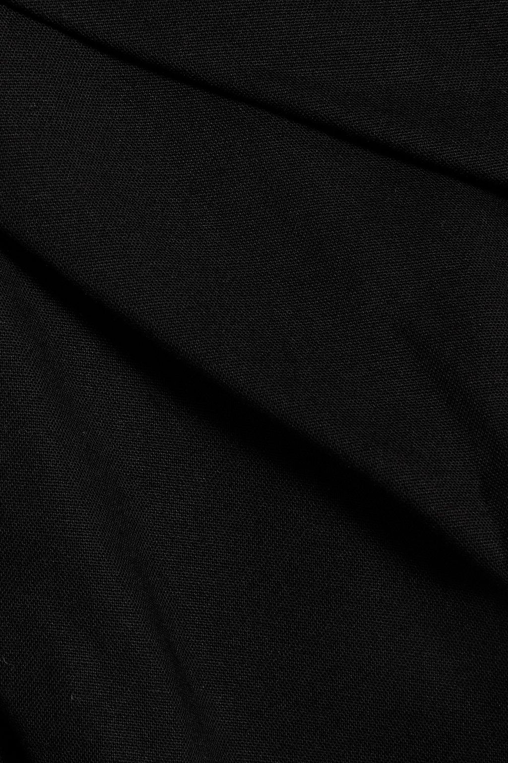 A.L.C. Charlotte wrap-effect cotton-blend halterneck midi dress