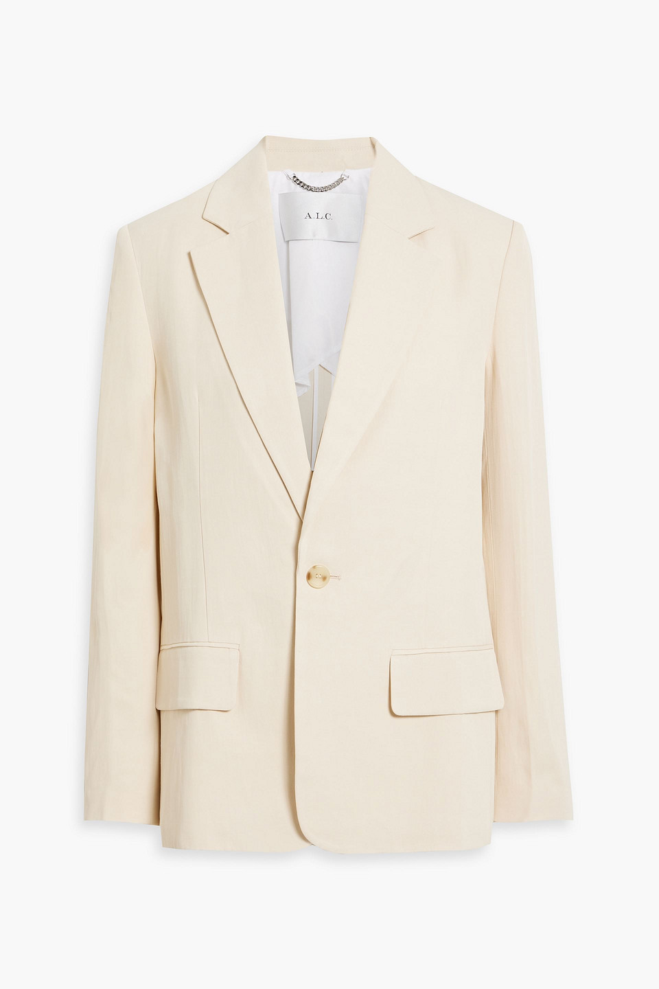 A.l.c Arlo Ii Twill Blazer In Ecru