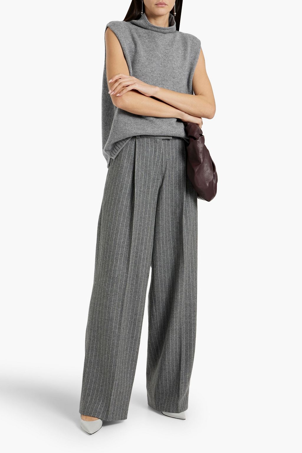 LISA YANG Tova cashmere turtleneck vest