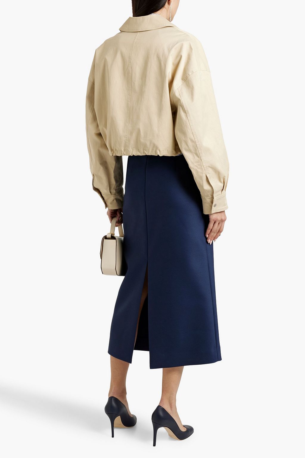 A.L.C. Harry cropped cotton-blend jacket