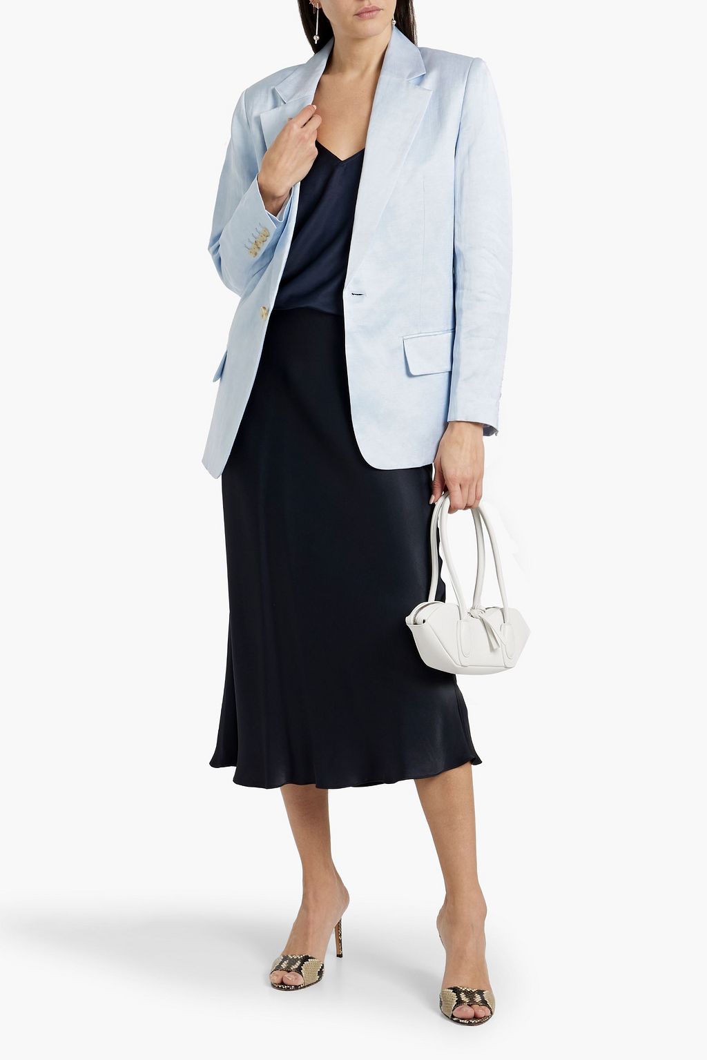 A.L.C. Arlo II linen-blend shantung blazer
