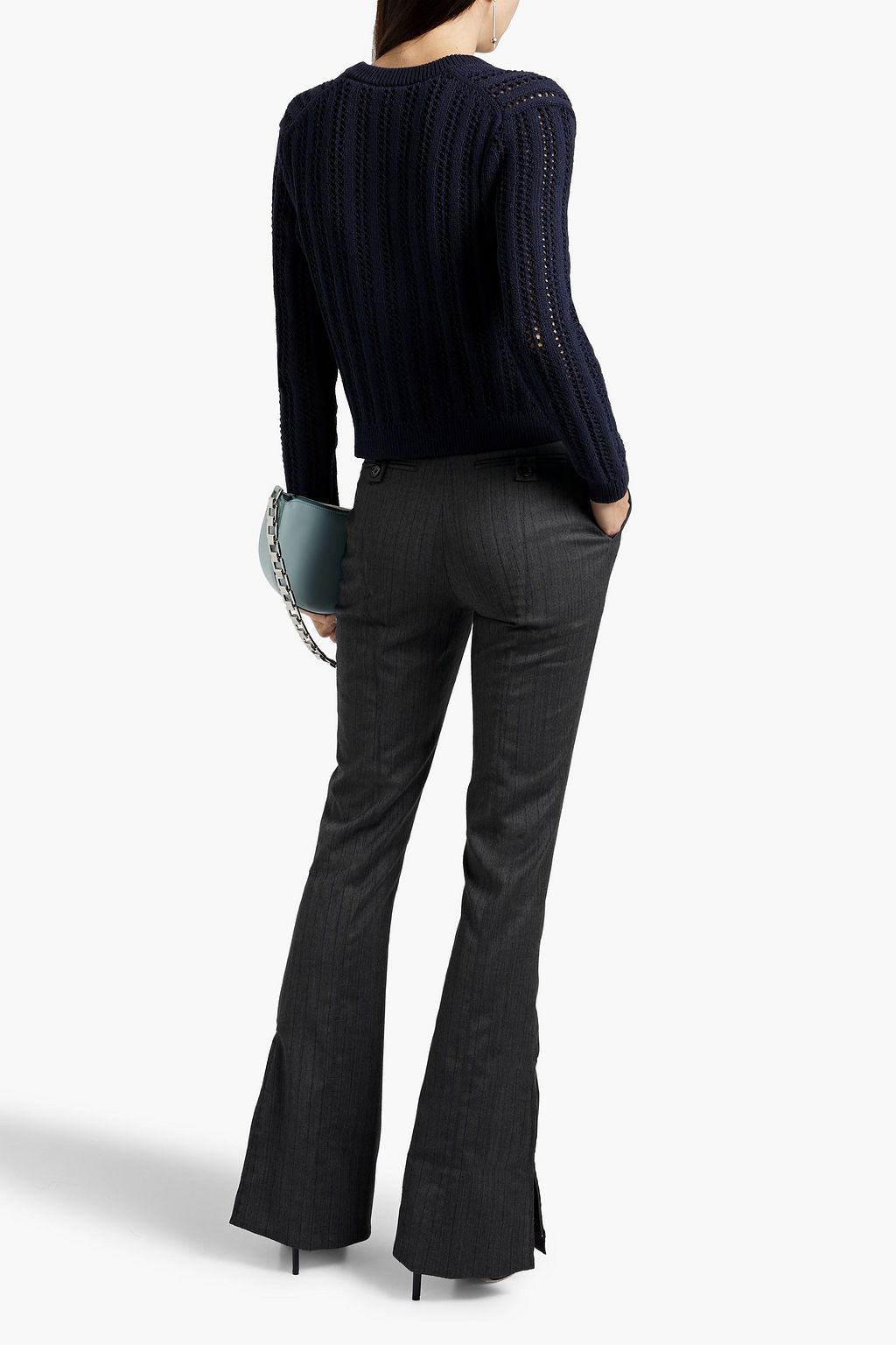 A.L.C. Tilly open-knit cotton-blend cardigan