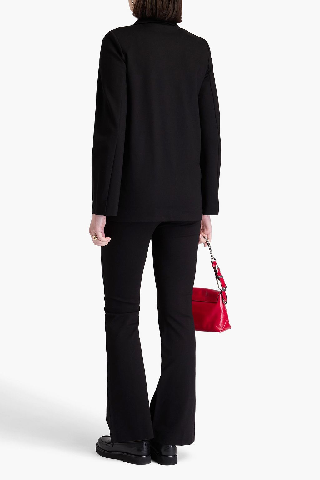 CLAUDIE PIERLOT 더블 브레스티드 저지 블레이저