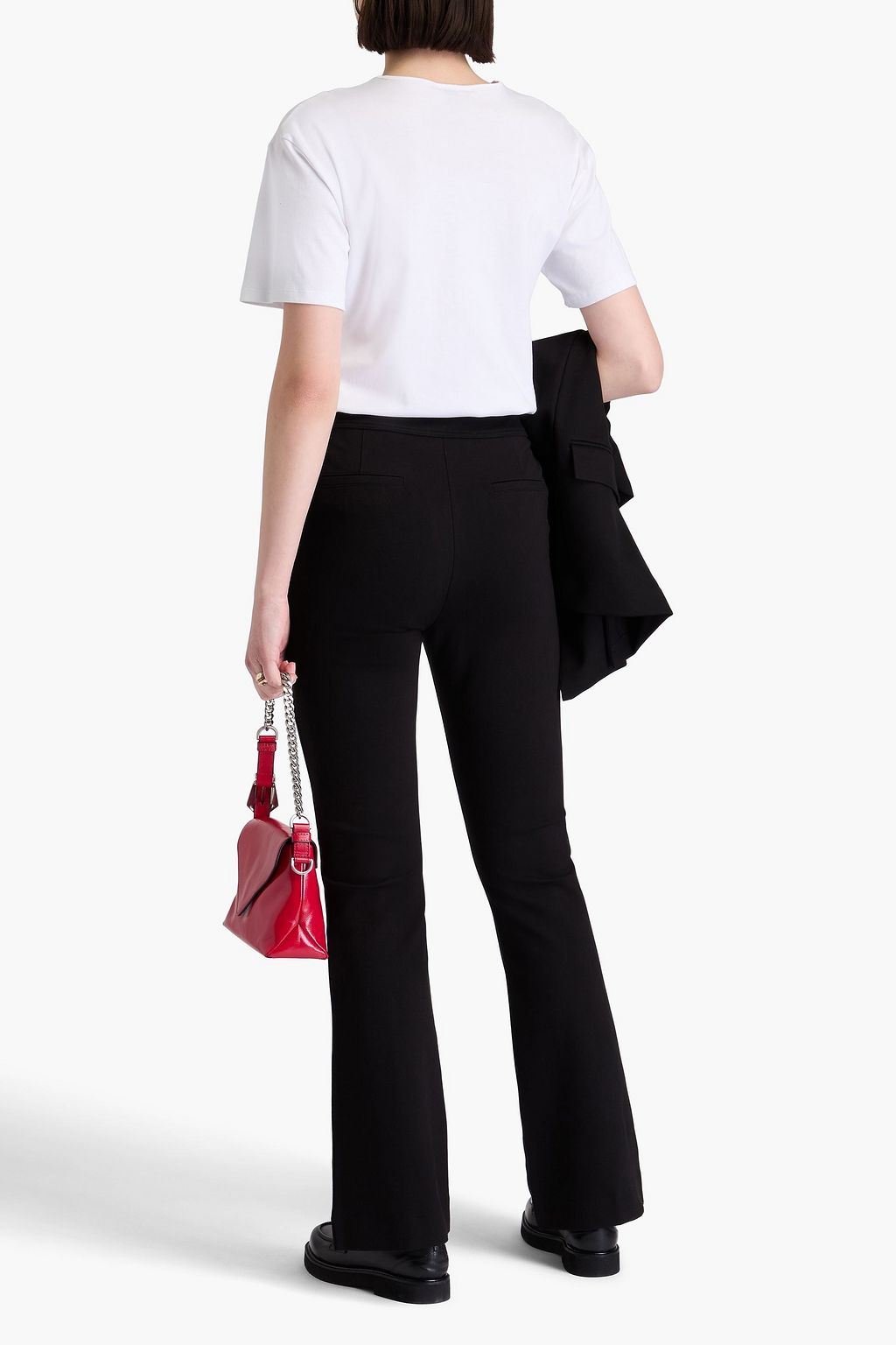 CLAUDIE PIERLOT 저지 플레어 팬츠