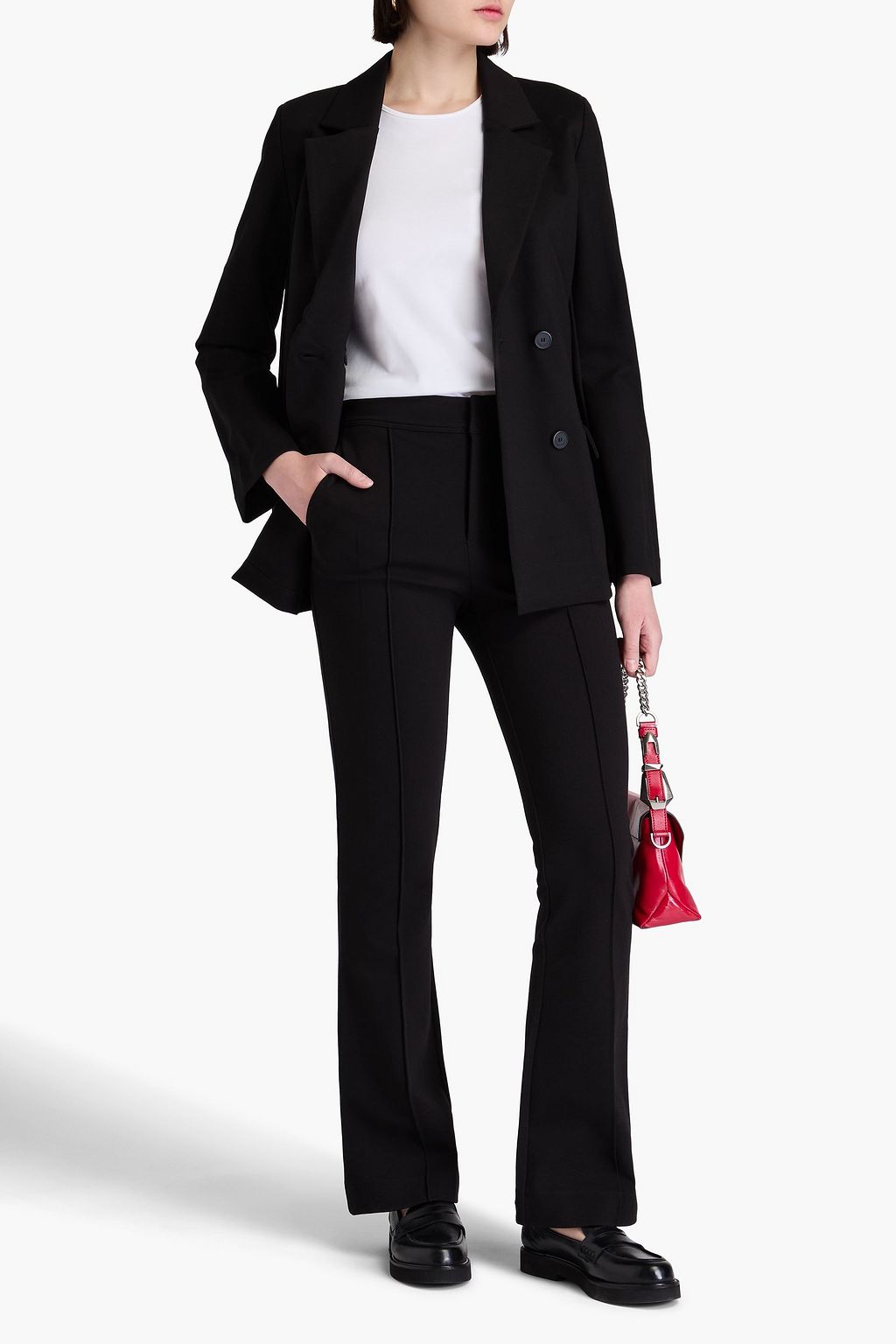 CLAUDIE PIERLOT 저지 플레어 팬츠