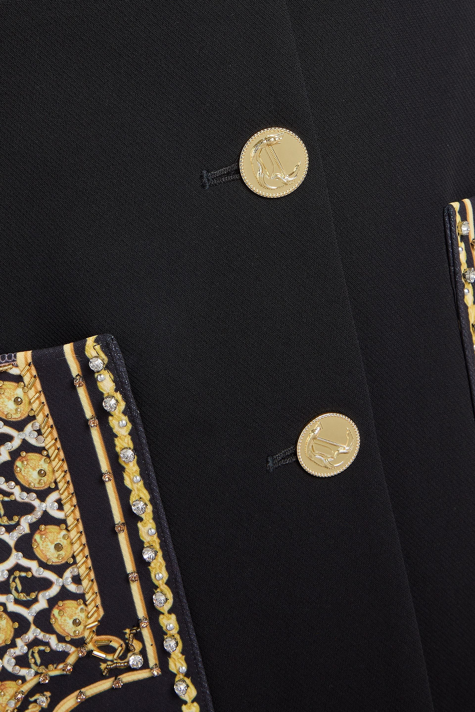 CAMILLA EMBELLISHED TWILL COAT