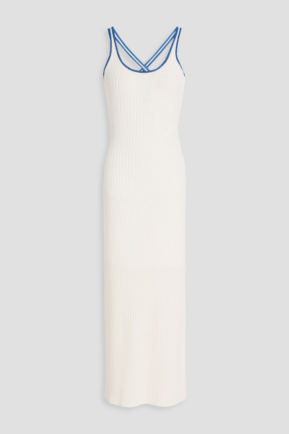 Claudie Pierlot - Ribbed-knit midi dress - White - L