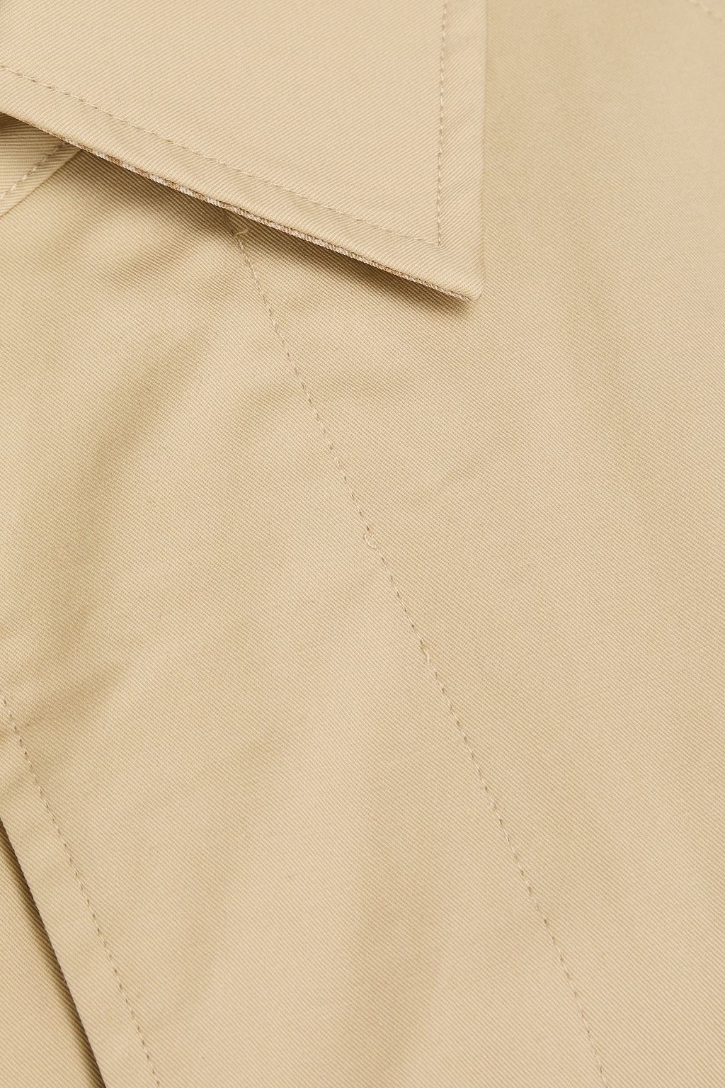 CLAUDIE PIERLOT معطف ترنش من قطن غبردين