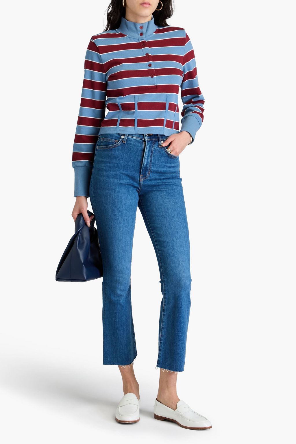 VERONICA BEARD Carolina high-rise flared jeans